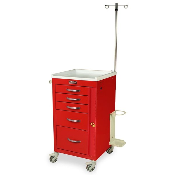 Harloff MSeries Narrow Emergency Cart  Mini Line M3DS1824B05+MD18-EMG